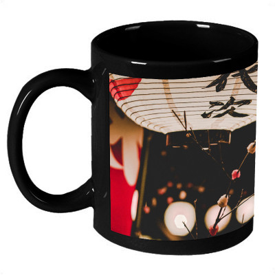 61% OFF on AMY Chinese Lanterns Ceramic Mug 325 ml