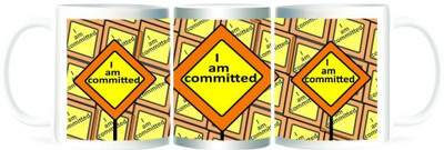 50% OFF on Refeel Gifts I am Committed Ceramic Mug 325 ml 50% OFF on Refeel Gifts I am Committed Ceramic Mug 325 ml