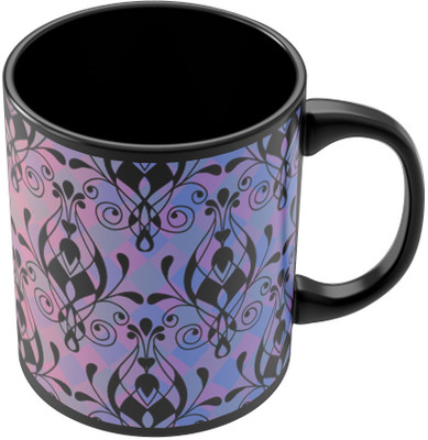 30% OFF on PosterGuy Mystic Patterns Black Designer Ceramic Mug 280 ml