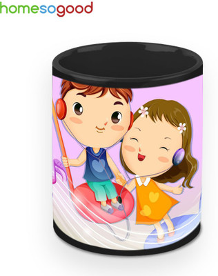 33% OFF on HomeSoGood Siblings Enjoying The Music Coffee Ceramic Mug 280 ml 33% OFF on HomeSoGood Siblings Enjoying The Music Coffee Ceramic Mug 280 ml