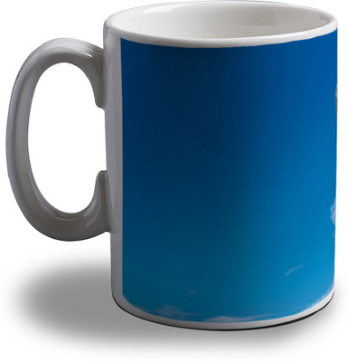 15% OFF on Artifa Bike Stunt Porcelain, Ceramic Mug 350 ml