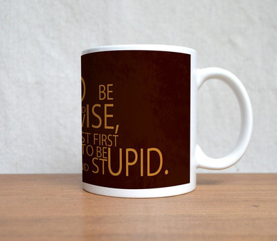 60% OFF on StyBuzz Young And Stupid Quote Porcelain Mug 300 ml 60% OFF on StyBuzz Young And Stupid Quote Porcelain Mug 300 ml