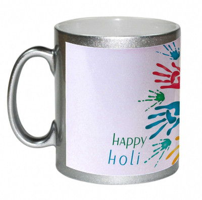 55% OFF on AMY Beautiful Happy Holi Color Hands Ceramic Mug 325 ml 55% OFF on AMY Beautiful Happy Holi Color Hands Ceramic Mug 325 ml