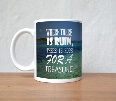 60% OFF on StyBuzz Run for a Treasure Porcelain Mug 300 ml 60% OFF on StyBuzz Run for a Treasure Porcelain Mug 300 ml