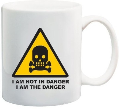 40% OFF on Teeskart I Am Not In Danger I Am The Danger Porcelain Mug 300 ml