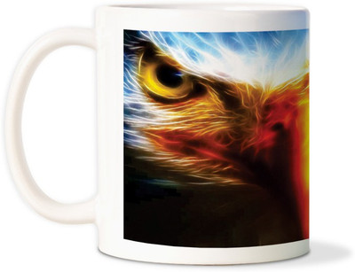 75% OFF on AMY Multicolor Eagle Coffee Ceramic Mug