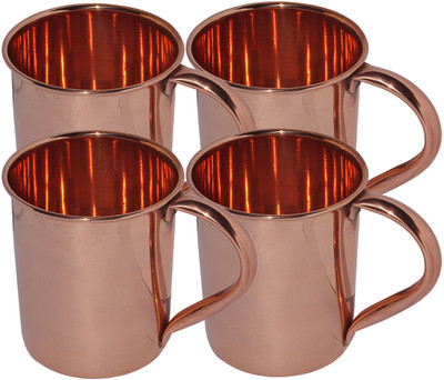 54% OFF on DakshCraft 001-4 Copper Mug Pack of 4 54% OFF on DakshCraft 001-4 Copper Mug Pack of 4