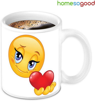 41% OFF on Homesogood Amazing I Hear The Beat Quotes On Coffee Ceramic Mug 280 ml