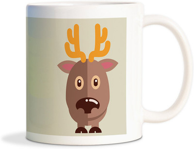 87% OFF on AMY Cute Dear Coffee Ceramic Mug 87% OFF on AMY Cute Dear Coffee Ceramic Mug