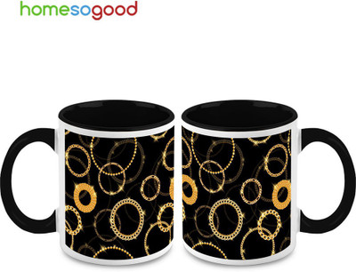 37% OFF on HomeSoGood Sparkling Bangles Ceramic Mug 325 ml, Pack of 2 37% OFF on HomeSoGood Sparkling Bangles Ceramic Mug 325 ml, Pack of 2