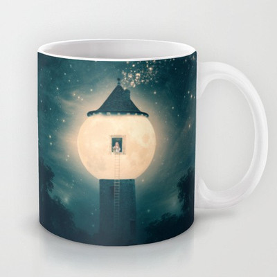 41% OFF on Astrode The Moon Tower Ceramic Mug 325 ml