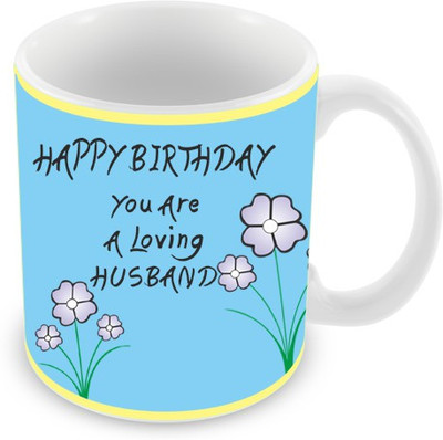 26% OFF on Everyday Gifts Happy Birthday Loving Husband Ceramic Mug 325 ml