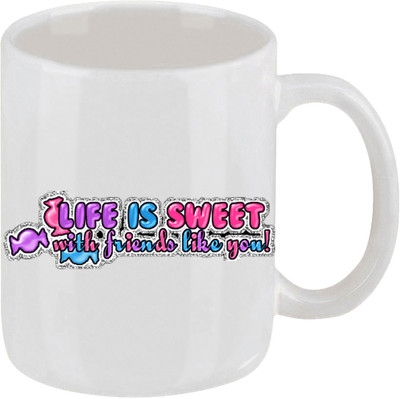 16% OFF on Ellicon Life Is Sweet Ceramic Mug