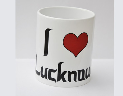 UP 32 I Love Lucknow Ceramic Mug 325 ml UP 32 I Love Lucknow Ceramic Mug 325 ml