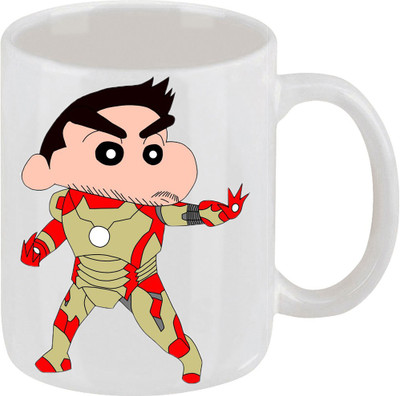 28% OFF on Ellicon E71 Shinchan Iron Manpsd Ceramic Mug 325 ml