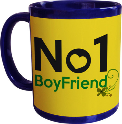 55% OFF on SajawatHomes No 1 Boyfriend Blue Coffee Ceramic Mug 350 ml 55% OFF on SajawatHomes No 1 Boyfriend Blue Coffee Ceramic Mug 350 ml