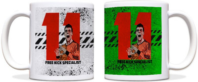 60% OFF on ShopMantra Gareth Bale Wales Football Black Ceramic Mug 300 ml