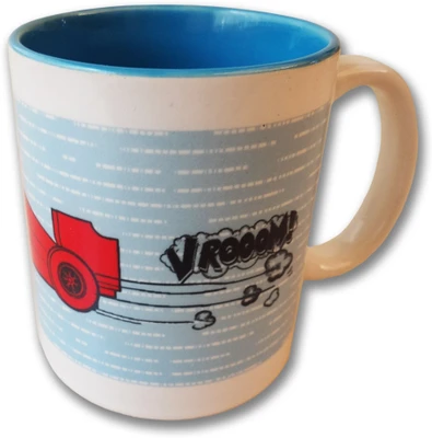 The Kids Decor Formula 1 Car Design Porcelain Mug