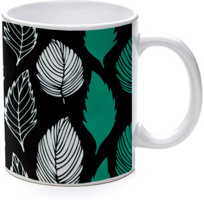 45% OFF on Printland Abstract Leaves Ceramic Mug 350 ml 45% OFF on Printland Abstract Leaves Ceramic Mug 350 ml