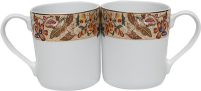 5% OFF on Lakline 80154 Porcelain Mug 350 ml, Pack of 2 5% OFF on Lakline 80154 Porcelain Mug 350 ml, Pack of 2