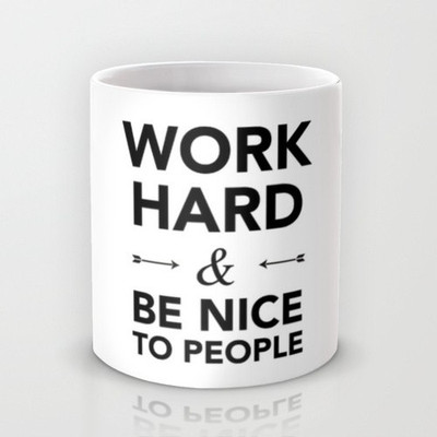 41% OFF on Astrode Work Hard Ceramic Mug 325 ml