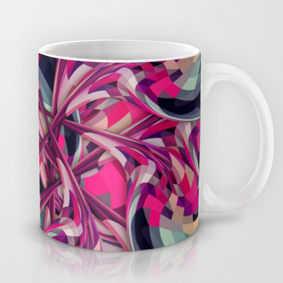 58% OFF on Astrode Purple Spiral Ceramic Mug 325 ml