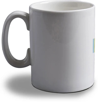 Artifa Colorful Barcode Porcelain, Ceramic Mug 350 ml Artifa Colorful Barcode Porcelain, Ceramic Mug 350 ml