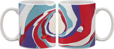 15% OFF on Artifa Colourful Spiral Design Porcelain, Ceramic Mug 350 ml 15% OFF on Artifa Colourful Spiral Design Porcelain, Ceramic Mug 350 ml