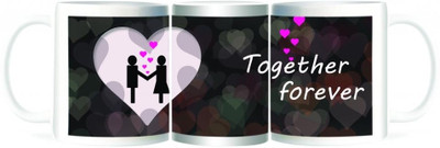50% OFF on Refeel Gifts Together Forever Ceramic Mug 325 ml 50% OFF on Refeel Gifts Together Forever Ceramic Mug 325 ml