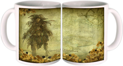 25% OFF on Shopkeeda Pirates Of Caribbean Ghost Ceramic Mug 350 ml