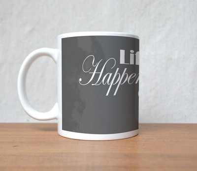 50% OFF on StyBuzz Life Happiness Over Coffe Porcelain Mug 300 ml 50% OFF on StyBuzz Life Happiness Over Coffe Porcelain Mug 300 ml