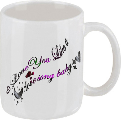 16% OFF on Ellicon Love U Like A Love Song Ceramic Mug