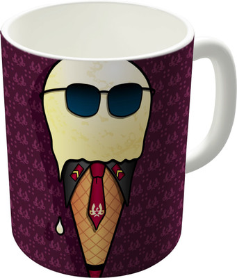 80% OFF on The Fappy Store Ice Cram Dude Ceramic Mug 300 ml