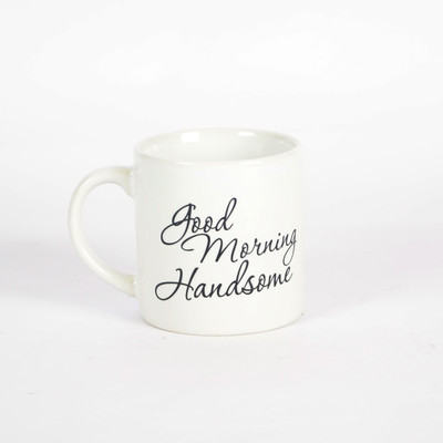 Letternote Good Morning Handsome Ceramic Mug Letternote Good Morning Handsome Ceramic Mug