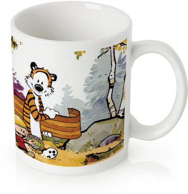 60% OFF on Amore Calvin and Hobbes 1 Ceramic Mug 350 ml