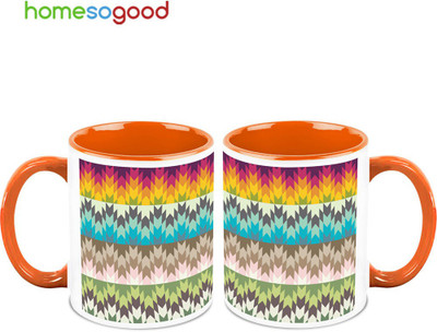 37% OFF on HomeSoGood Describing The Seasons 2 Mugs Ceramic Mug 325 ml, Pack of 2 37% OFF on HomeSoGood Describing The Seasons 2 Mugs Ceramic Mug 325 ml, Pack of 2