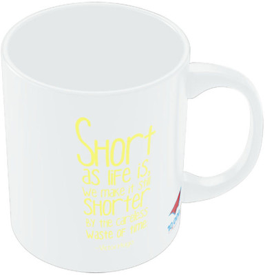 18% OFF on PosterGuy Nasscom 10000 Startups Short Life Quote Motivational Ceramic Mug 300 ml 18% OFF on PosterGuy Nasscom 10000 Startups Short Life Quote Motivational Ceramic Mug 300 ml