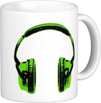 50% OFF on Exoctic Silver Music In My Vein: Music on Head C009 Ceramic Mug 300 ml