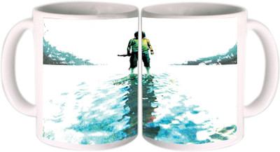 25% OFF on Shopkeeda Robin Hood Digital Painting Ceramic Mug 350 ml