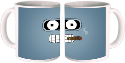 Shopkeeda Cigar Ceramic Mug 350 ml