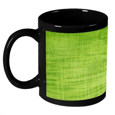 61% OFF on AMY Green Fabric Cloth Ceramic Mug 325 ml