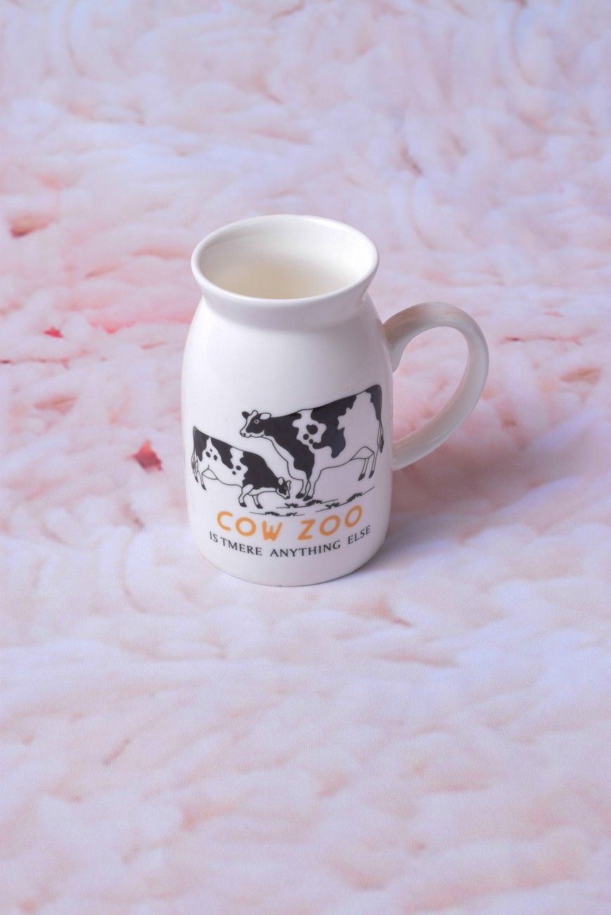 70% OFF on Enfin Homes Black Cow Zoo Bone China Mug 0.4 l