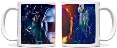 60% OFF on ShopMantra Daft Punk Face Black Ceramic Mug 300 ml