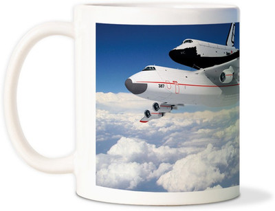 75% OFF on AMY Airplease Airliness Sky Bluecoffee Ceramic Mug