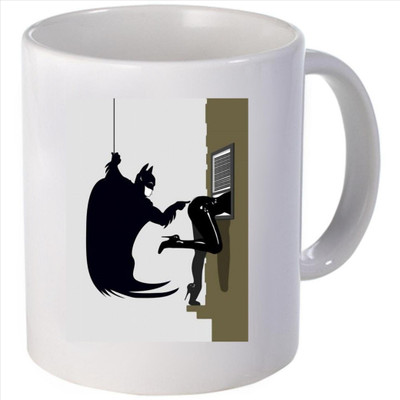 Snoogg Mischief Ceramic Mug