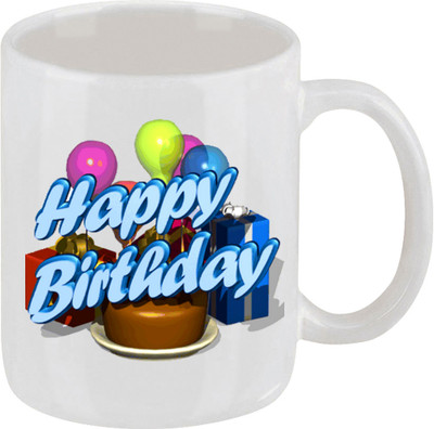 16% OFF on Ellicon 12 Happy Birthday Ceramic Mug