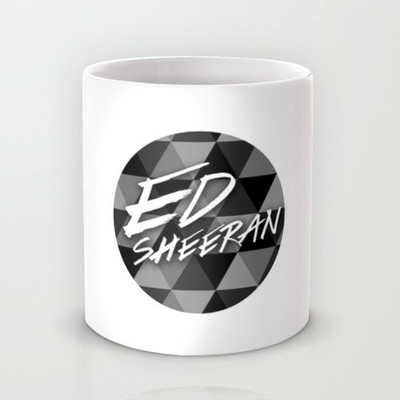 58% OFF on Astrode Ed Sheeran Geometric Design - Dark Ceramic Mug 325 ml