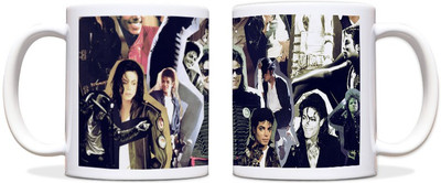 60% OFF on ShopMantra Multi MJ Face Black Ceramic Mug 300 ml 60% OFF on ShopMantra Multi MJ Face Black Ceramic Mug 300 ml