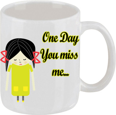 16% OFF on Ellicon One Day You Miss Me Coffee Mug Ceramic Mug 16% OFF on Ellicon One Day You Miss Me Coffee Mug Ceramic Mug
