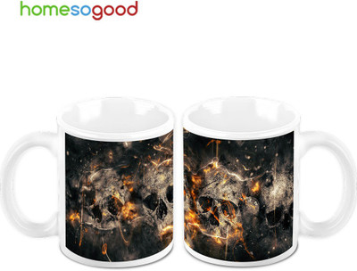 45% OFF on Homesogood Skulls In Shadow Pack Of 2 Ceramic Mug 325 ml, Pack of 2 45% OFF on Homesogood Skulls In Shadow Pack Of 2 Ceramic Mug 325 ml, Pack of 2